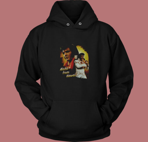 Elvis Presley Aloha From Hawaii Licensed Vintage Hoodie