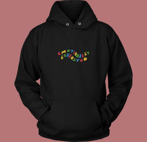 Emotionally Exhausted Vintage Hoodie