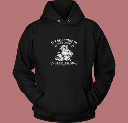 Epstein Didn't Kill Himself Christmas Vintage Hoodie