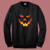 Evil Pumpkin Monster Face Halloween Summer Sweatshirt