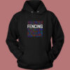 Fencing Lover Vintage Hoodie