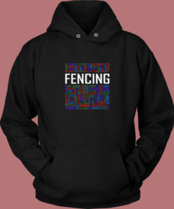 Fencing Lover Vintage Hoodie