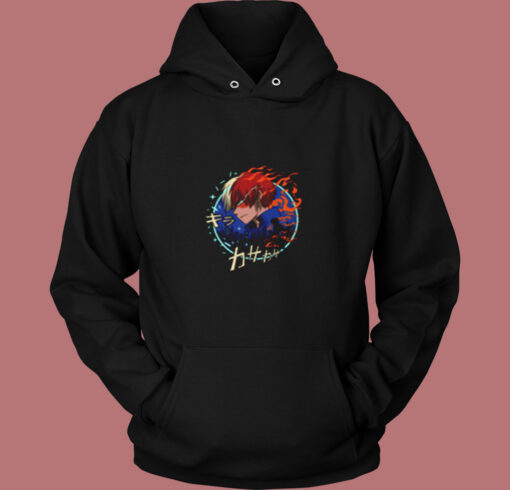 Fire And Ice My Hero Academia Vintage Hoodie