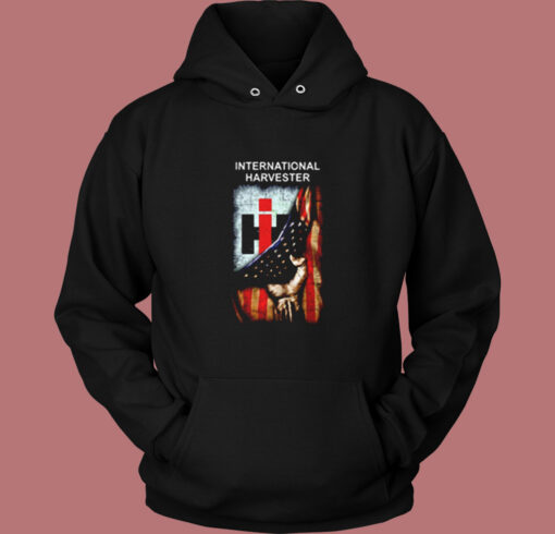 Flag American International Harvester Vintage Hoodie