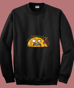 Funny Tacos Zombie Face Scary Halloween Summer Sweatshirt