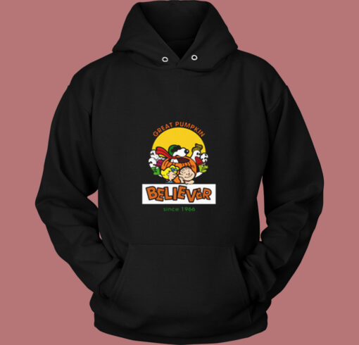 Great Pumpkin Believer Since 1966 Vintage Hoodie