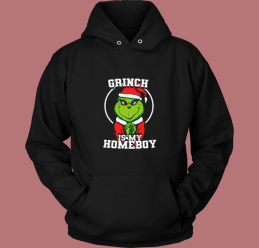 Grinch Is My Homeboy (Colour) Vintage Hoodie