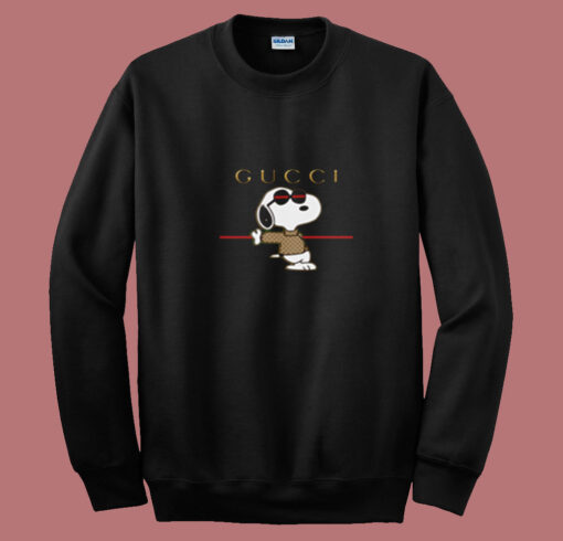 Gucci Stripe Stay Snoopy Stylish Summer Sweatshirt