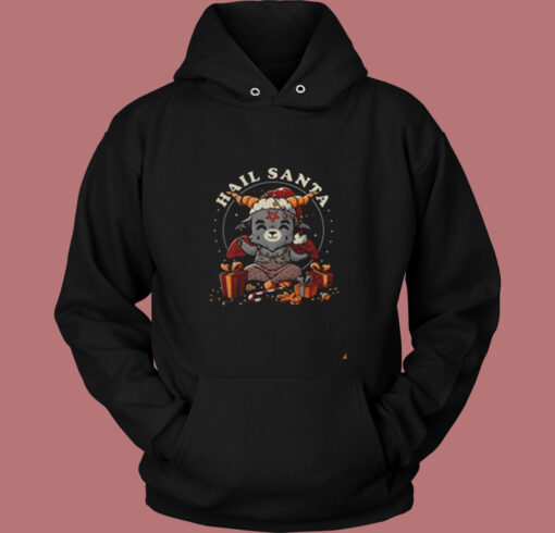 Hail Santa Vintage Hoodie