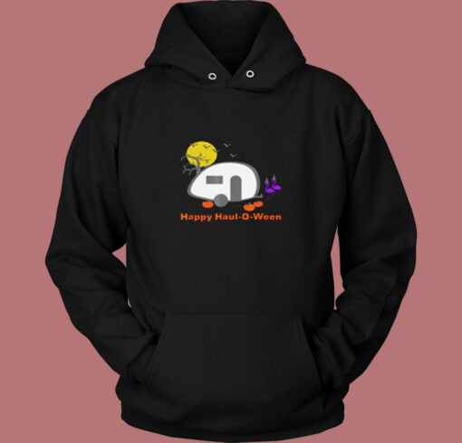 Halloween Camping Vintage Hoodie