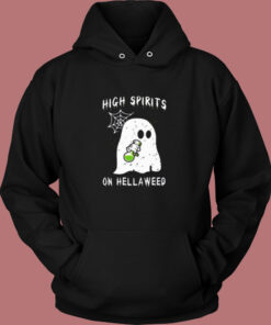 High Spirits On Hellaweed Vintage Hoodie