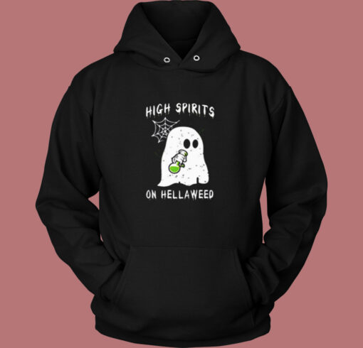 High Spirits On Hellaweed Vintage Hoodie