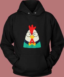 Hipster Chicken Vintage Hoodie