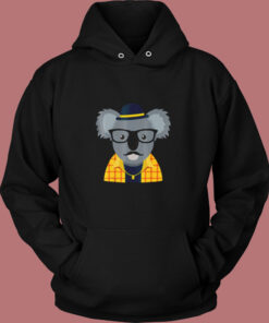 Hipster Koala Bear Vintage Hoodie