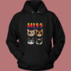 Hiss Funny Cats Vintage Hoodie