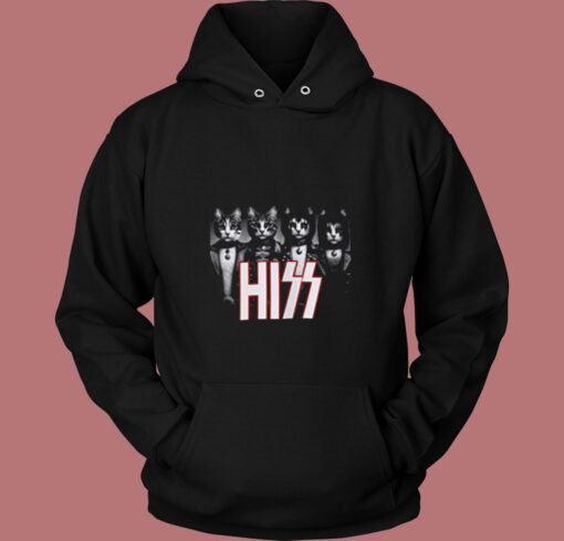 Hiss Rock Band Parody Vintage Hoodie