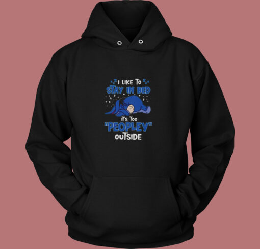 I Like To Stay In Bed Eeyore Vintage Hoodie