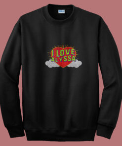 I Love Alyssa Summer Sweatshirt