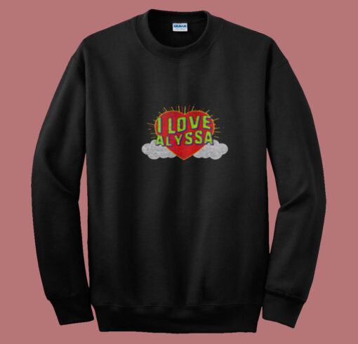 I Love Alyssa Summer Sweatshirt