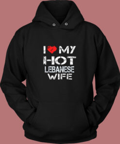 I Love My Hot Lebanese Wife Vintage Hoodie