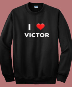 I Love Victor Summer Sweatshirt