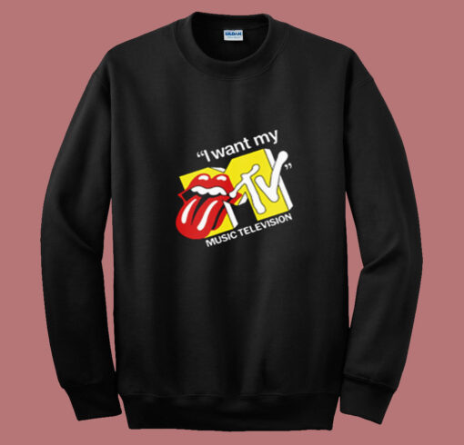 I Want My Music Television Summer Sweatshirt