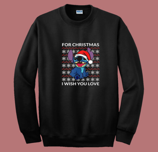 I Wish You Love Lilo And Stitch Christmas Summer Sweatshirt