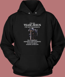 I’m On Team Jesus Vintage Hoodie