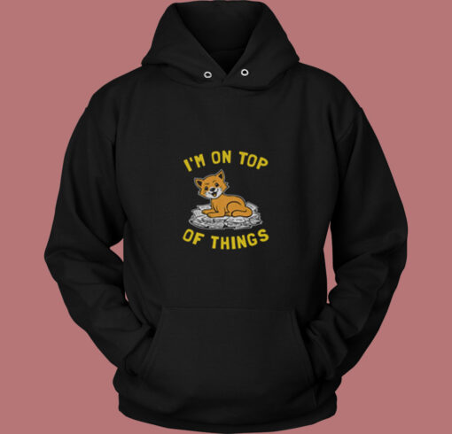 I'm On Top Of Things Vintage Hoodie