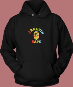 J Balvin X Bape Vintage Hoodie