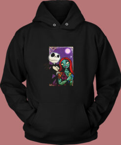 Jack And Sally Vintage Hoodie