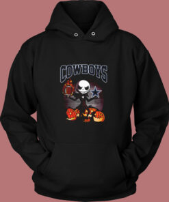 Jack Skellington Dallas Cowboys Funny Vintage Hoodie