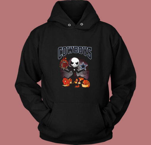 Jack Skellington Dallas Cowboys Funny Vintage Hoodie