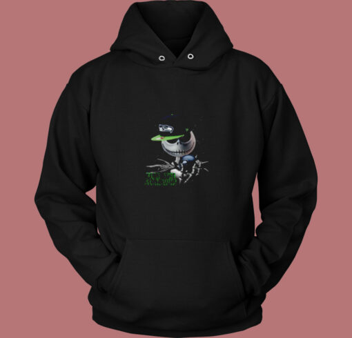 Jack Skellington Fear The Seattle Seahawks Vintage Hoodie