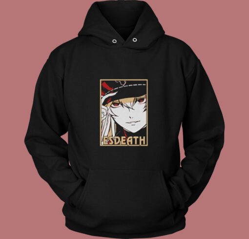 Japanese Anime Esdeath Akame Vintage Hoodie