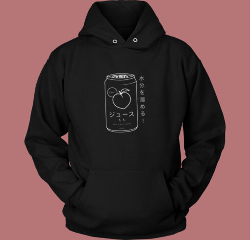 Japanese Peach Soft Drink Vintage Hoodie