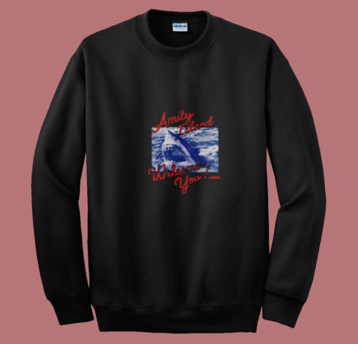 Jaws Welcome You Amity Island Summer Sweatshirt