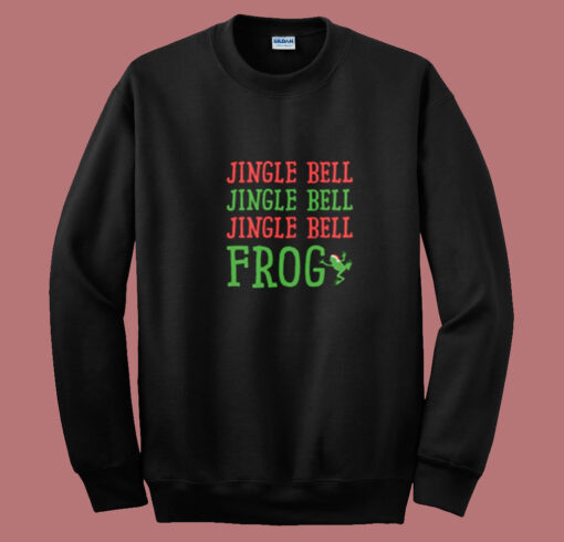 Jingle Bell Frog Funny Christmas Summer Sweatshirt