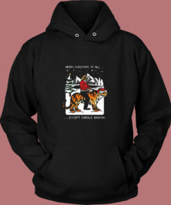 Joe Exotic Tiger King Merry Christmas Vintage Hoodie