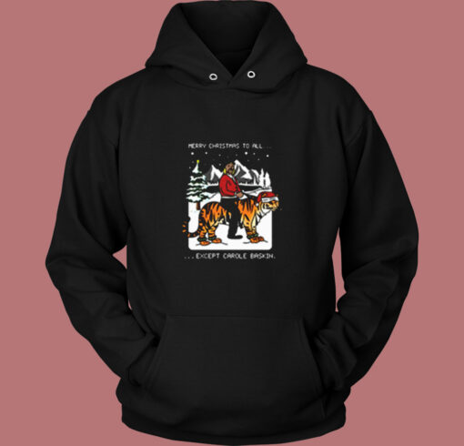 Joe Exotic Tiger King Merry Christmas Vintage Hoodie