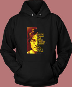 John Lennon Quote Vintage Hoodie