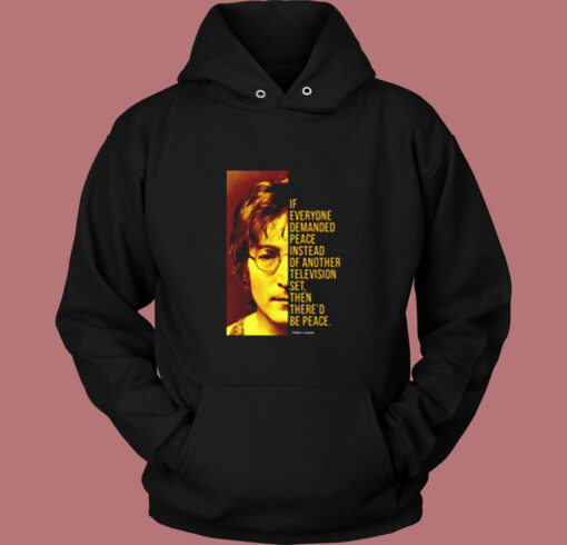 John Lennon Quote Vintage Hoodie