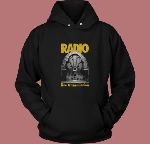 Joy Division Radio Live Transmission Ian Curtis Rock Band Vintage Hoodie