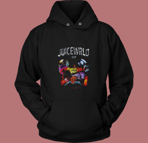 Juice Wrld Rapper 999 Album World Tour Vintage Hoodie