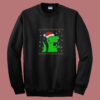 Jurassic Christmas Green Dino Summer Sweatshirt