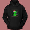 Jurassic Christmas Green Dino Vintage Hoodie