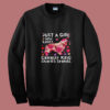 Just A Girl Who Loves Cavalier King Summer Sweatshirt