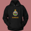 Kansas Flag Vintage Hoodie