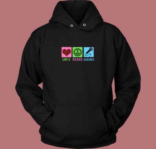 Karaoke Music Singing Vintage Hoodie