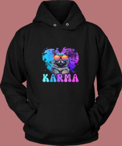 Karma Cat Lover Vintage Hoodie